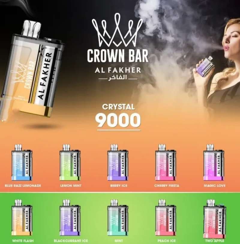 Crown Bar Crystal 9000 Puffs