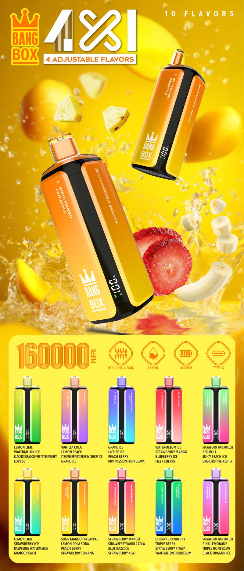 Bang Box 160000 8in1