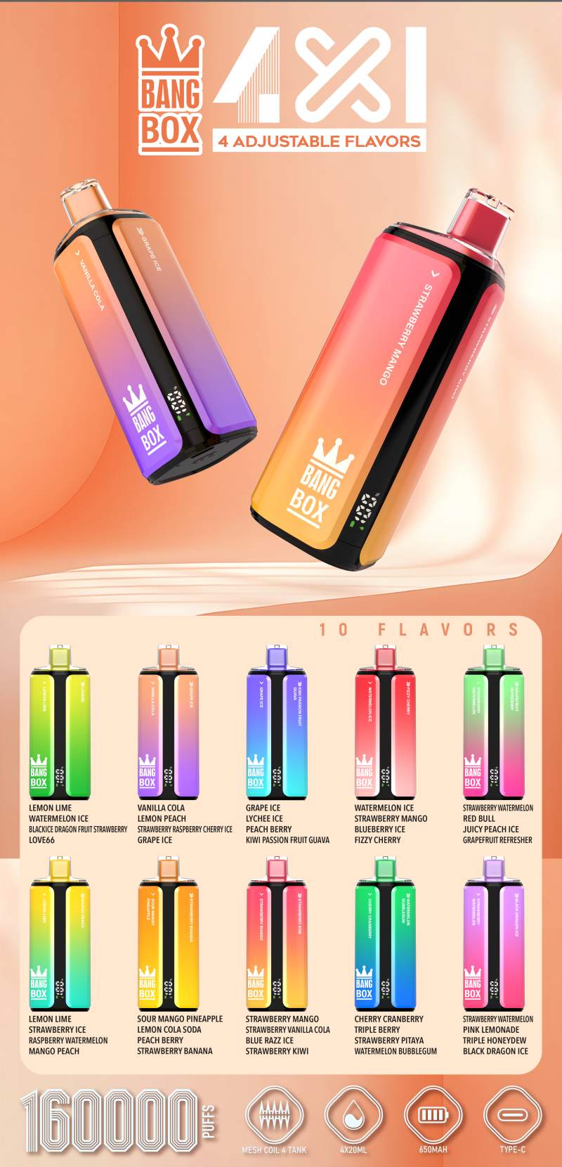 Bang Box 160000 8in1