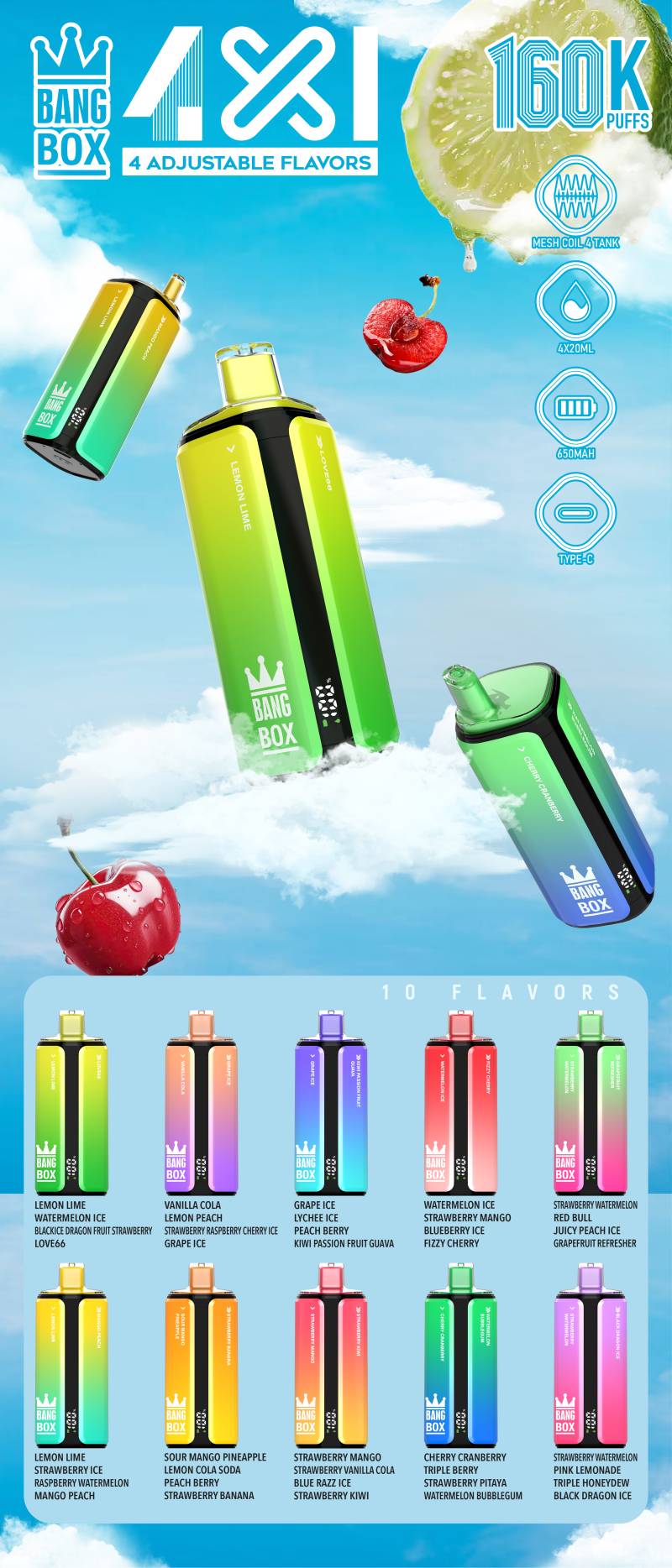 Bang Box 160000 8in1
