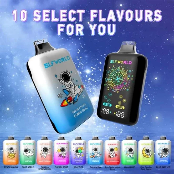 Elfworld Pb45000 Ice Nic Control Vape