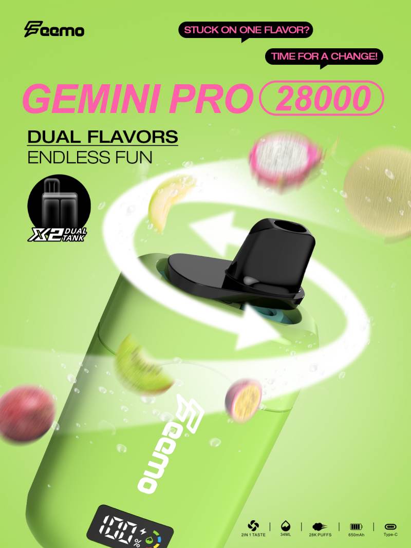 Feemo Gemini Pro 28000 Puffs Dual Taste