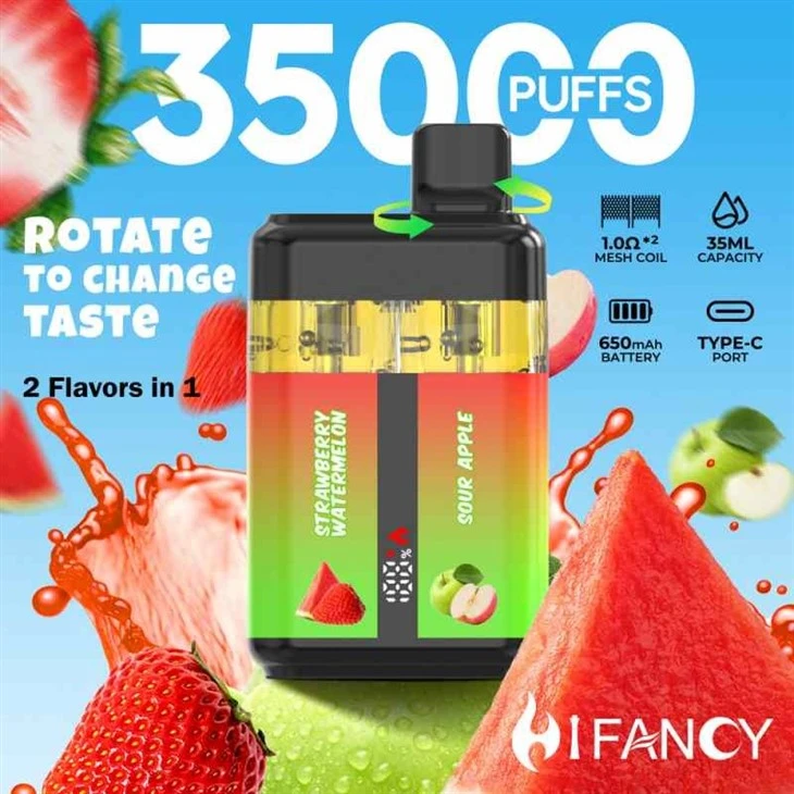 Hifancy Twins 35000 Puffs Vape Dual Flavors