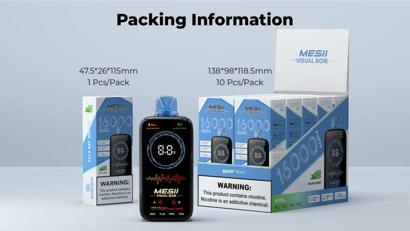 Mesii Visual Box 16000 Puffs