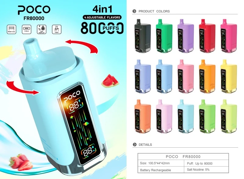 Poco Fr80000 Puffs Vape