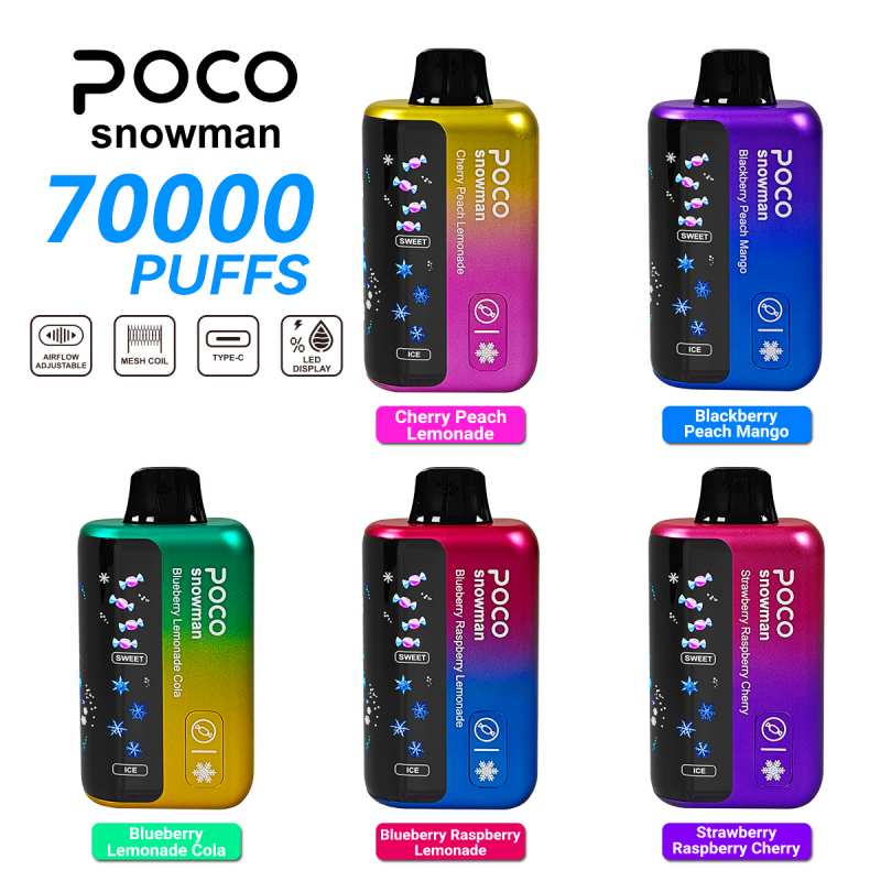 Poco Snowman 70000 Puffs