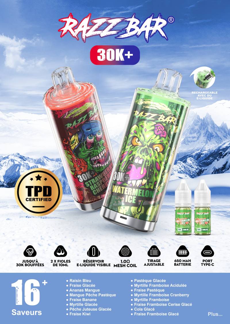 Razzbar 30000 Puffs