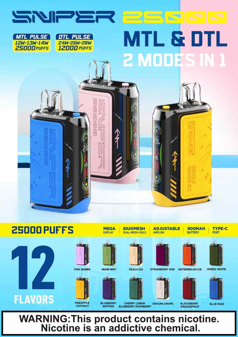 Vapmod Sniper 25000 Puffs