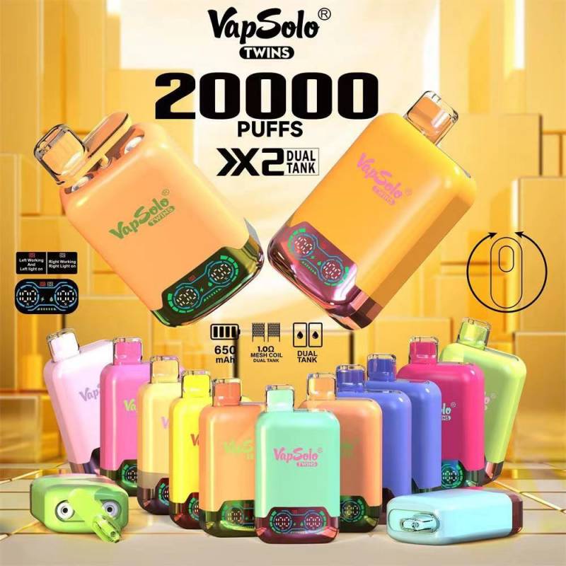 Vapsolo Twins 20000 Double Taste Vape