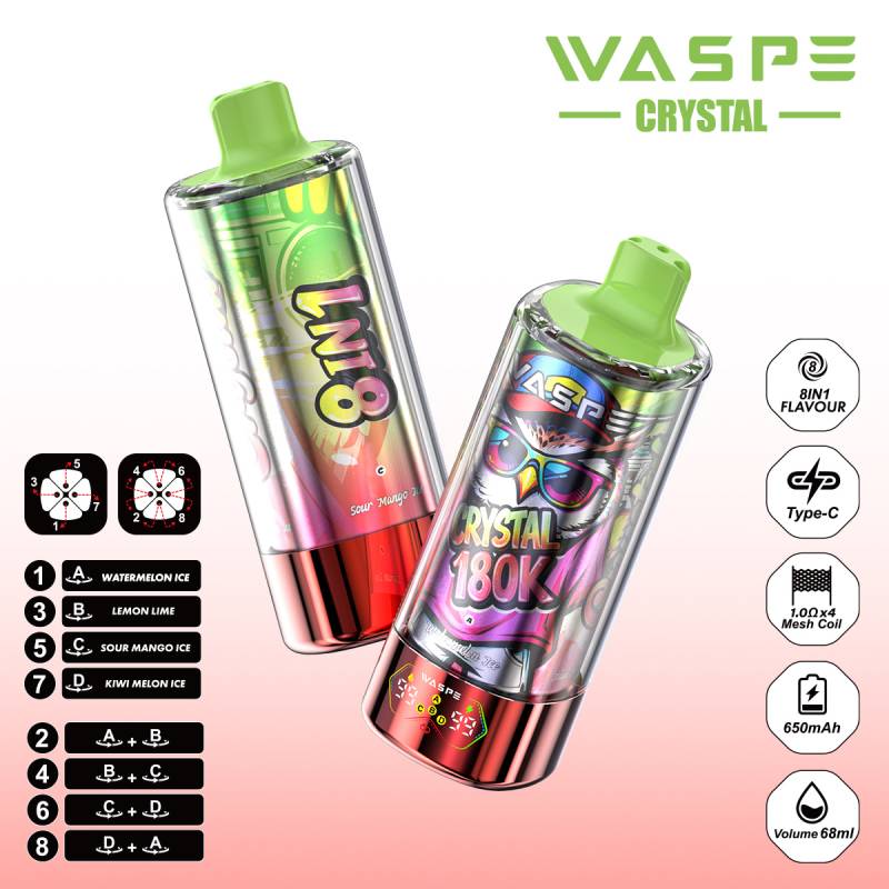 Waspe Crystal 8 IN 1 180K P